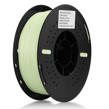 PLA Matte filaments,1.75mm,Green,1kg/roll Landu