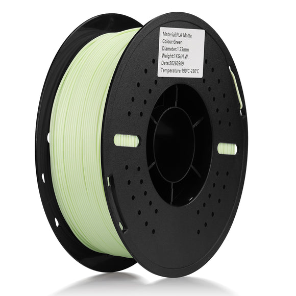 PLA Matte filaments,1.75mm,Green,1kg/roll Landu