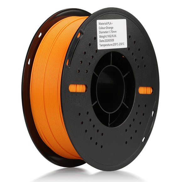 PLA+ filaments,1.75mm,Orange,1kg/roll