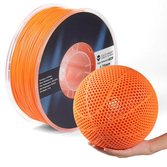 PEBA Pro filaments,1.75mm,Orange,1kg/roll Landu
