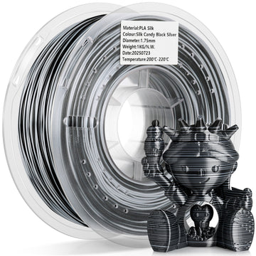 PLA SILK CANDY BLACK SILVER