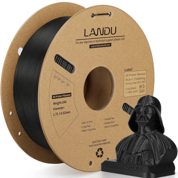 PLA+ filaments,1.75mm,Black, Landu - 0