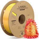PLA Silk Dual Color filaments,1.75mm,Red -gold,1kg/roll Landu-2