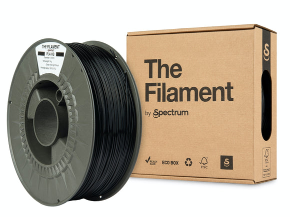 The Filament PLA HS 1.75mm MIDNIGHT BLACK 1kg