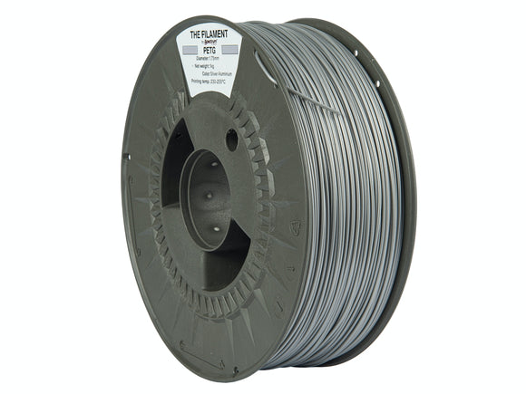The Filament PETG 1.75mm SILVER ALUMINIUM 1kg