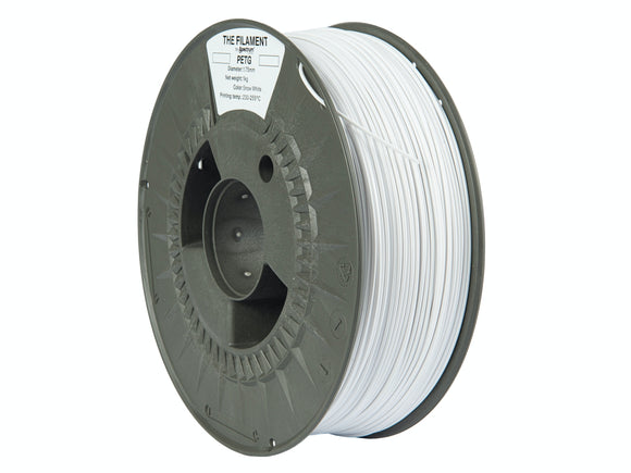 The Filament PETG 1.75mm SNOW WHITE 1kg