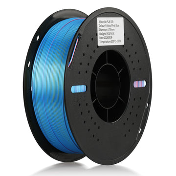 PLA Silk Tri Color filaments,1.75mm,Yellow -pink-blue,1kg/roll Landu