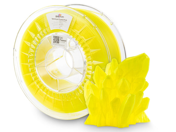 Filament Spectrum PLA Crystal 1.75mm ELECTRIC YELLOW 1kg
