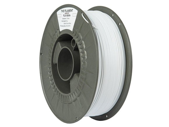 The Filament PLA Matte 1.75mm SNOW WHITE 1kg